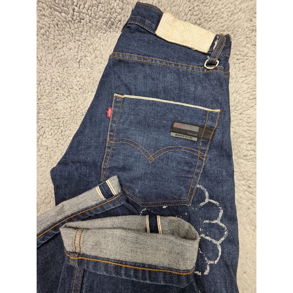 Levis Takahashi Murakami Fragment Fenom Hiroshi Blue Selvedge 30x31 Denim Jeans